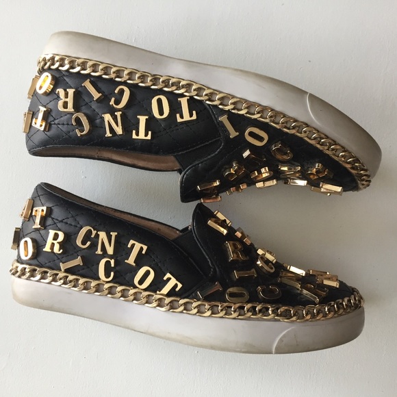 Jeffrey Campbell Shoes - Jeffrey Campbell Alva alphabet slip ons